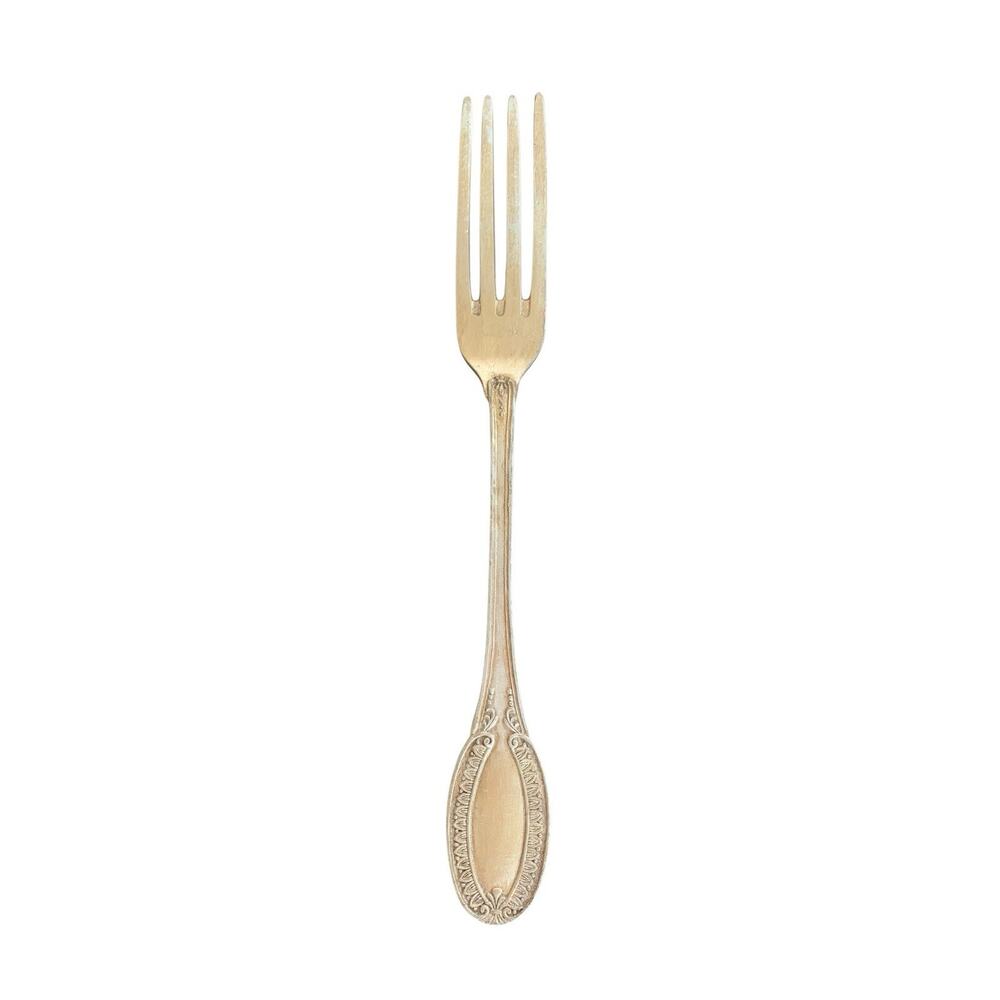Vintage Style Silver Tarnished Fork Wall Decor 18”